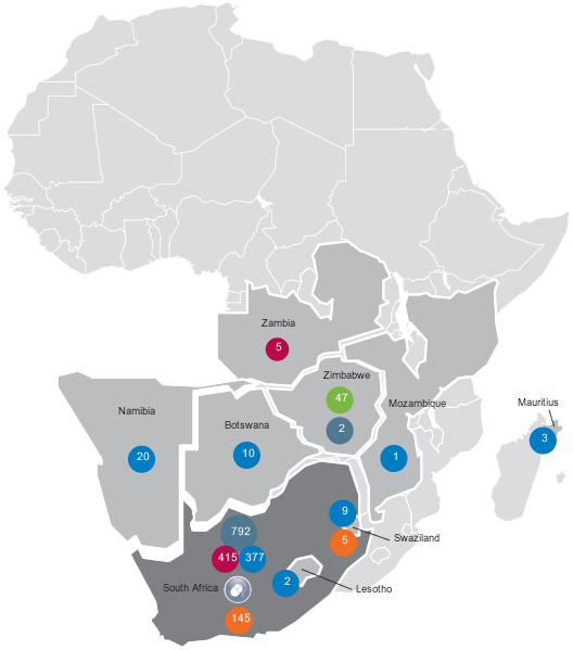Geographic spread